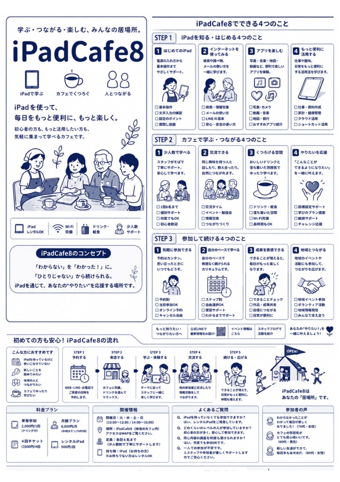 iPad Café 8 概要チラシ